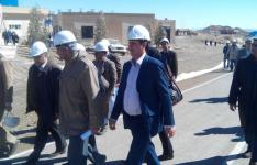 با زدید معاون وزیر صنعت ، معدن و تجارت از کارخانه و معدن مس چهل کوره نصرت آباد در استان سیستان و بلوچستان