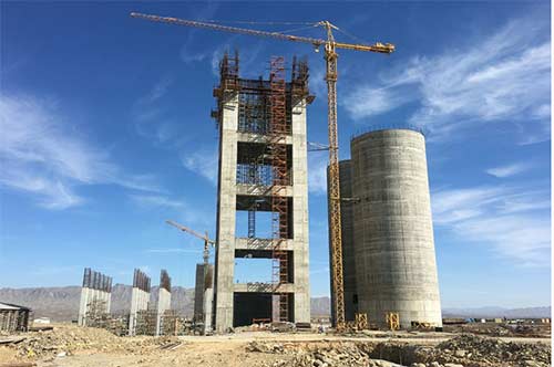 پیشرفت ۴۵ درصدی کارخانه سیمان مکران پیشرفت ۴۵ درصدی کارخانه سیمان مکران