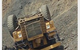 واژگونی مرگبار تراک در معدن سنگ آهن واژگونی مرگبار تراک در معدن سنگ آهن