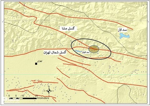 گسل مشاء پتانسیل ایجاد زمین لرزههای بزرگ را دارد گسل مشاء پتانسیل ایجاد زمین لرزههای بزرگ را دارد