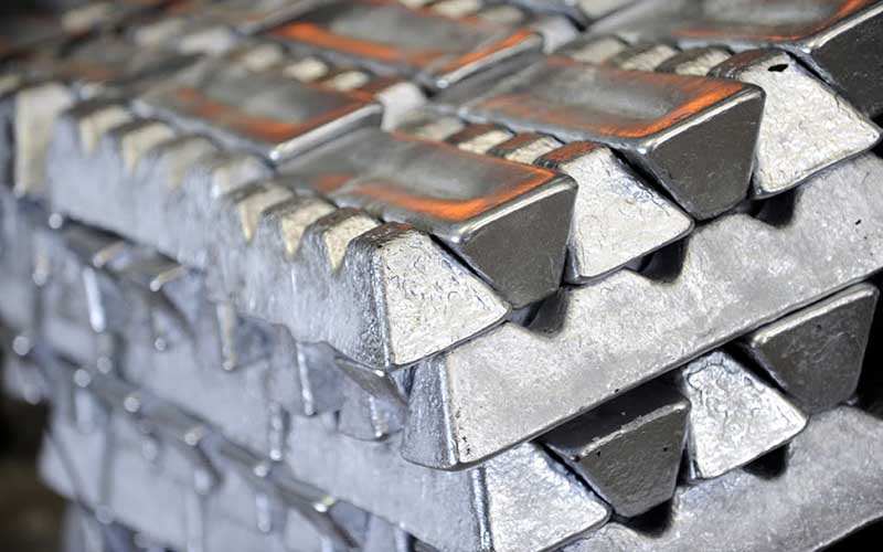 رشد 25.5 دلاری قیمت آلومینیوم نسبت به هفته گذشته