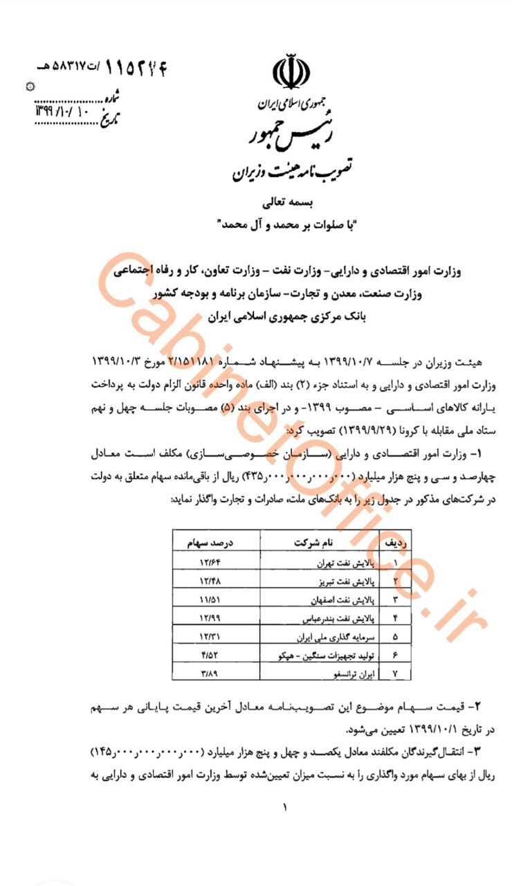 بده بستانهای اقتصادی دولت به قیمت زندگی کارگران / تهاتر بدهیهای هپکو از این جیب به آن جیب! بده بستانهای اقتصادی دولت به قیمت زندگی کارگران / تهاتر بدهیهای هپکو از این جیب به آن جیب!