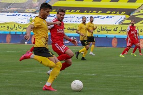 برد سه امتیازی تیم فوتبال سپاهان مقابل تراکتور