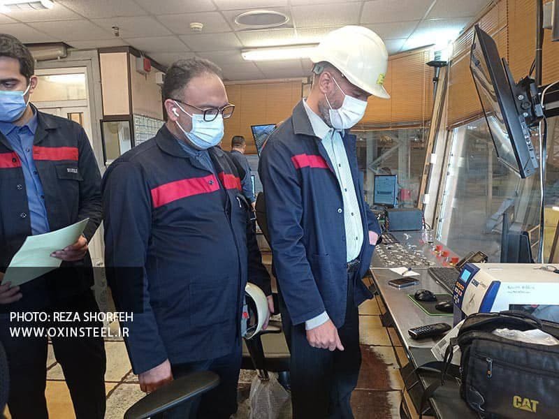 دیدار مدیر عامل و نایب رییس هیات فولاد اکسین خوزستان با کارکنان شرکت