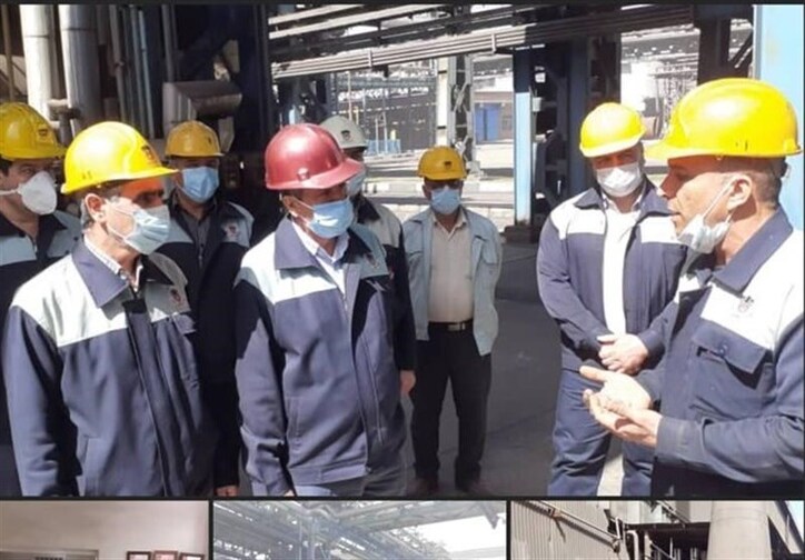 بازدید‌های مستمر مهندس رخصتی از خطوط تولید وپروژه‌های کارخانه ذوب آهن اصفهان
