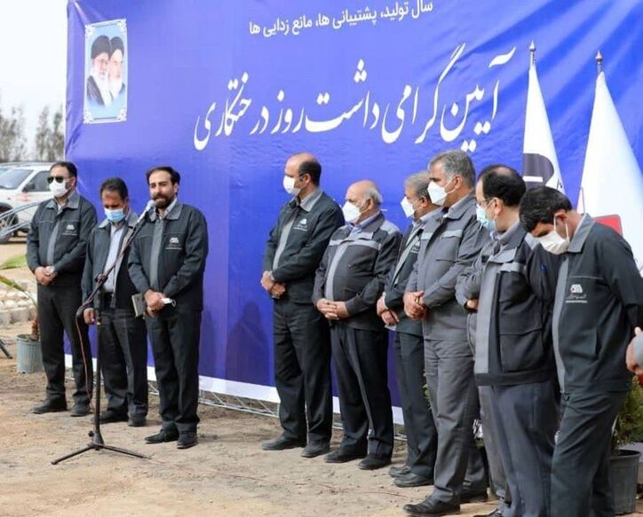 آئین گرامیداشت روز درختکاری در گل گهر برگزار شد