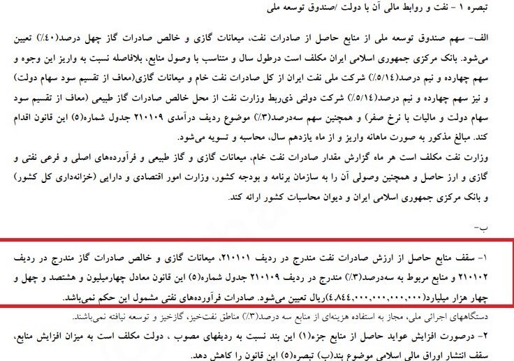 افزایش ۱۰۰درصدی سهم صندوق توسعه از نفت افزایش ۱۰۰درصدی سهم صندوق توسعه از نفت