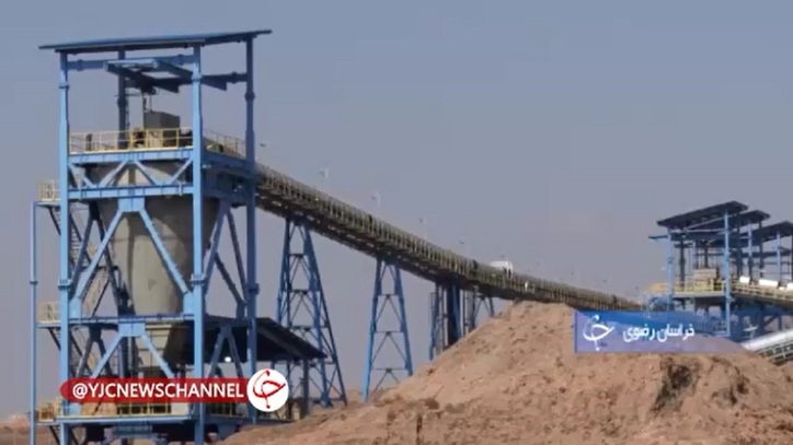 افتتاح کارخانه کنسانتره سنگ آهن در منطقه مرزی سنگان