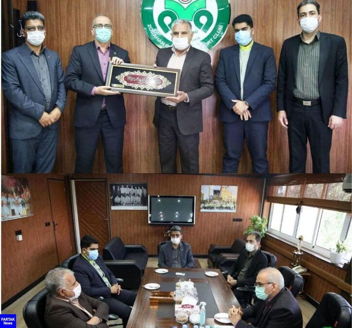 دیدار مدیرکل امور اجتماعی استانداری استان اصفهان با مدیرعامل باشگاه ذوب‌آهن