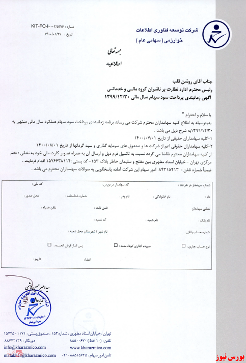 زمان پرداخت سوددهی زمان پرداخت سوددهی
