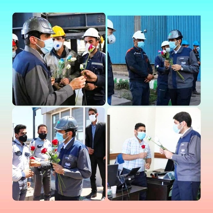بازدید مدیرعامل فولاد سنگان از واحد‌های مختلف شرکت