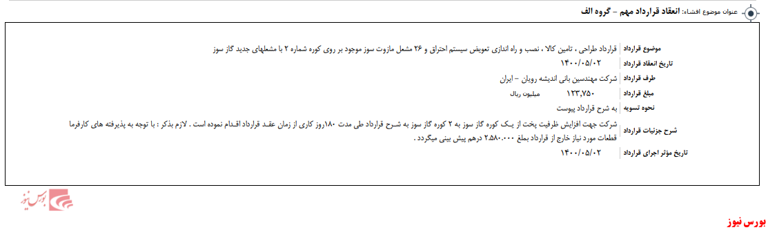 انعقاد قرارداد ۶ ماهه در انعقاد قرارداد ۶ ماهه در