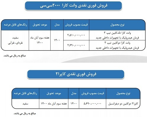 فروش نقدی سه محصول گروه بهمن از امروز شروع میشود فروش نقدی سه محصول گروه بهمن از امروز شروع میشود