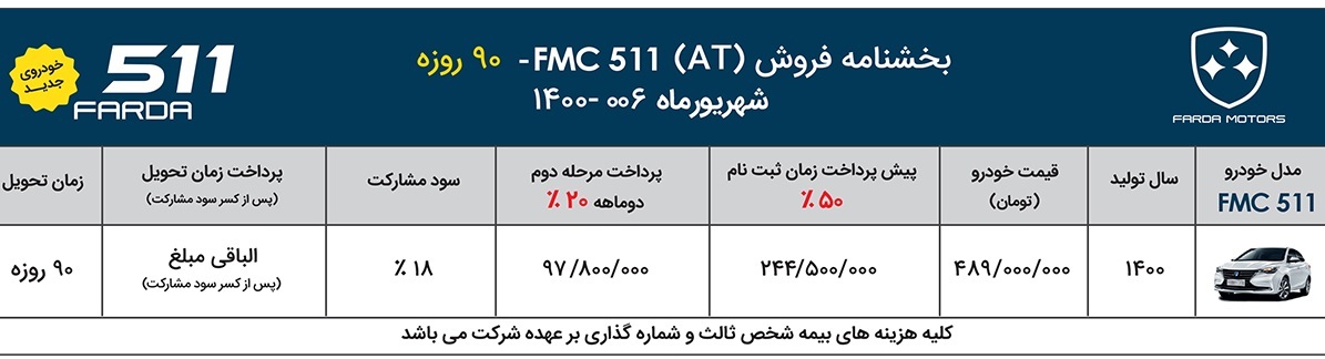 آغاز فروش ۲ خودرو شاسی&zwnj;بلند و سدان + جدول فروش و لینک ثبت&zwnj;نام