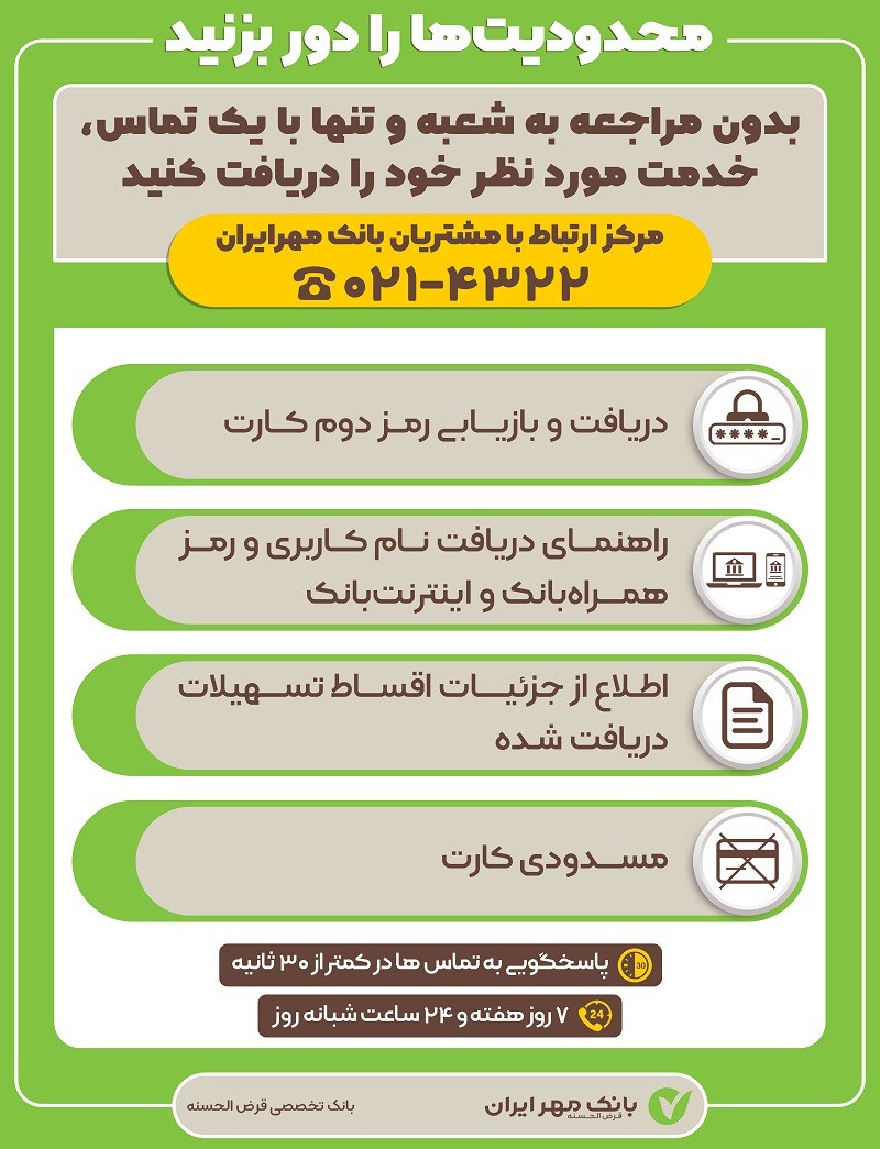 دریافت خدمات بانکی به صورت شبانهروزی دریافت خدمات بانکی به صورت شبانهروزی