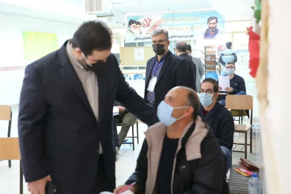 بازدید مدیرعامل مجتمع فولاد خراسان از حوزه&zwnj;های برگزاری آزمون استخدامی شرکت
