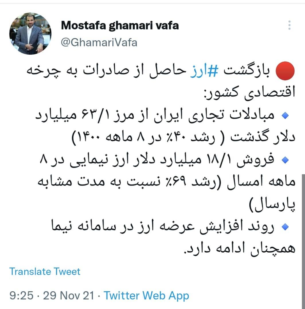 روند افزایش عرضه ارز در سامانه نیما ادامه دارد روند افزایش عرضه ارز در سامانه نیما ادامه دارد