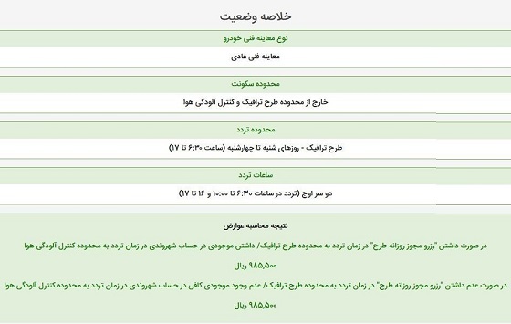 نرخ&zwnj;های طرح ترافیک در سال ۱۴۰۱ اعلام شد/ چه کسانی سهمیه می&zwnj;گیرند؟ + جدول&zwnj;ها