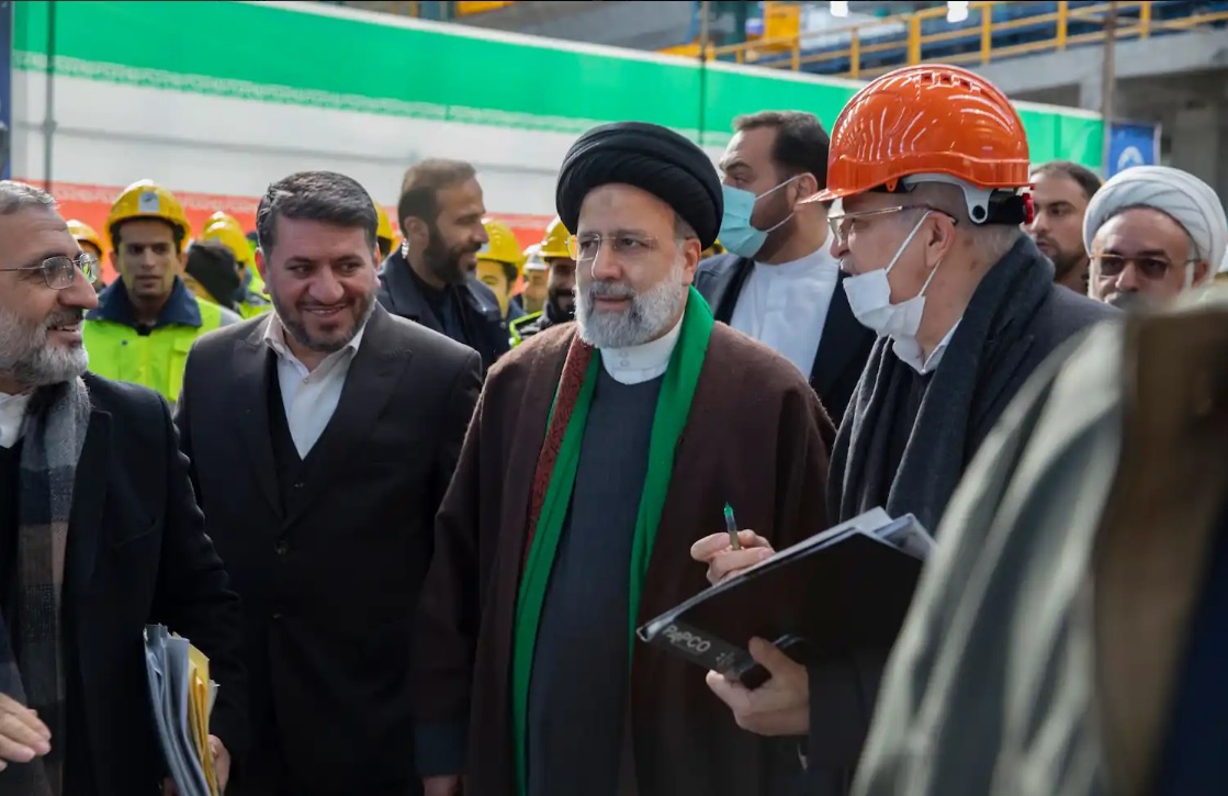 افتتاح کارخانه آهن اسفنجی و خط کلاف مجتمع فولاد بافق با حضور رئیس جمهور