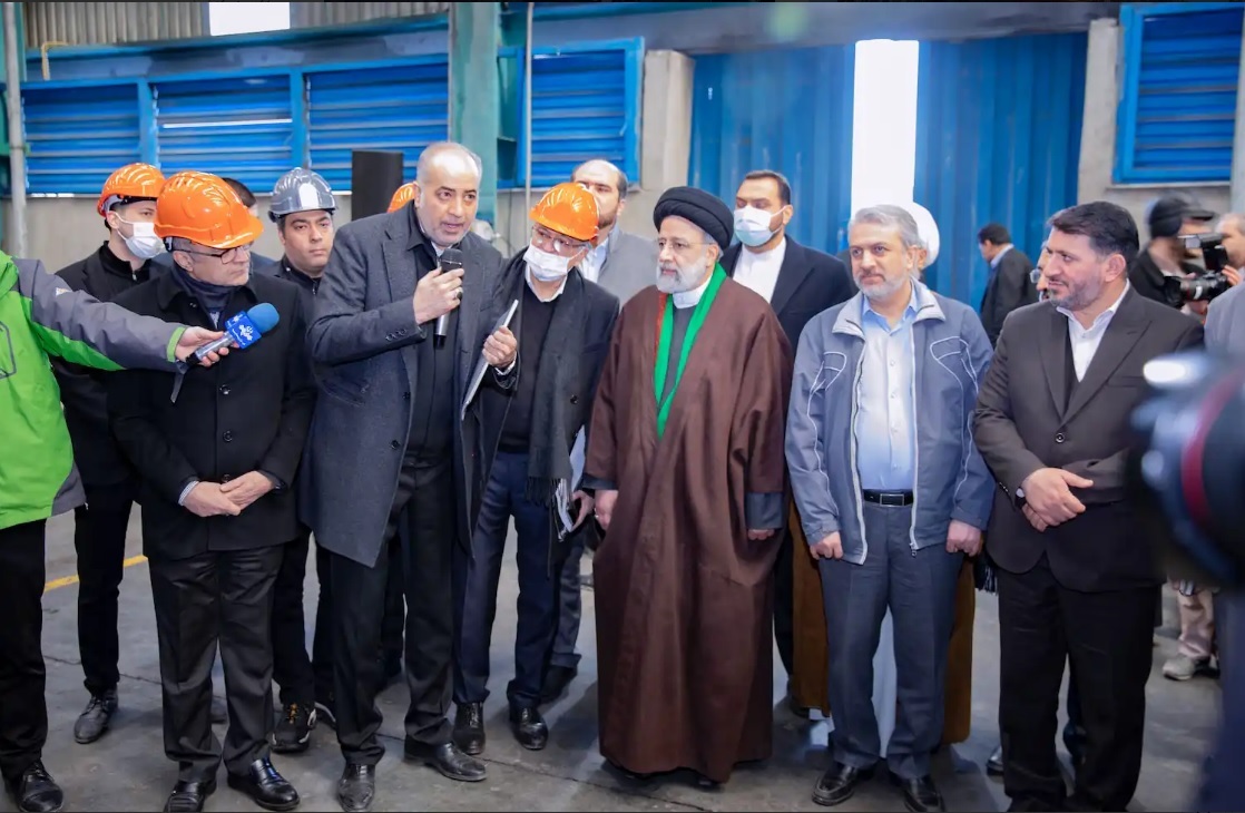 افتتاح کارخانه آهن اسفنجی و خط کلاف مجتمع فولاد بافق با حضور رئیس جمهور