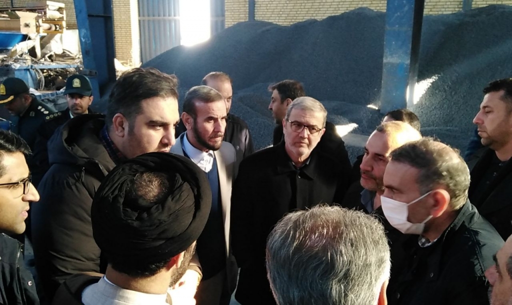 بازدید استاندار کرمانشاه از واحد تولید فولاد سنقر بازدید استاندار کرمانشاه از واحد تولید فولاد سنقر