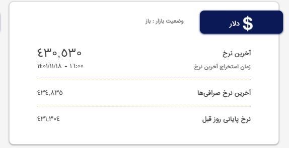 قیمت دلار و یورو؛ امروز ۱۸ بهمن ۱۴۰۱ قیمت دلار و یورو؛ امروز ۱۸ بهمن ۱۴۰۱
