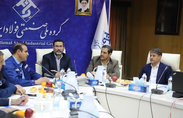بازدید معاون وزیر صمت از گروه ملی صنعتی فولاد ایران بازدید معاون وزیر صمت از گروه ملی صنعتی فولاد ایران