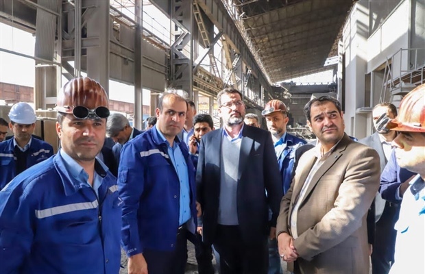 بازدید معاون وزیر صمت از گروه ملی صنعتی فولاد ایران بازدید معاون وزیر صمت از گروه ملی صنعتی فولاد ایران