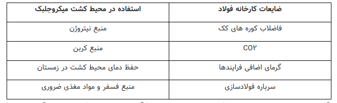 تولید میکرو جلبک روشی نوین جهت مدیریت آلاینده&zwnj;های صنعت فولاد