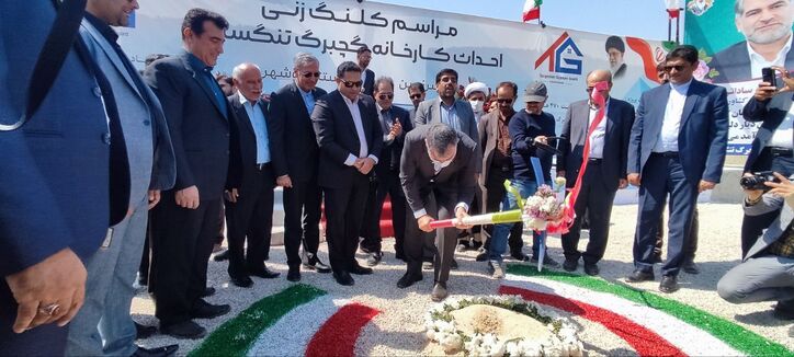 عملیات اجرایی کارخانه گچ در تنگستان آغاز شد