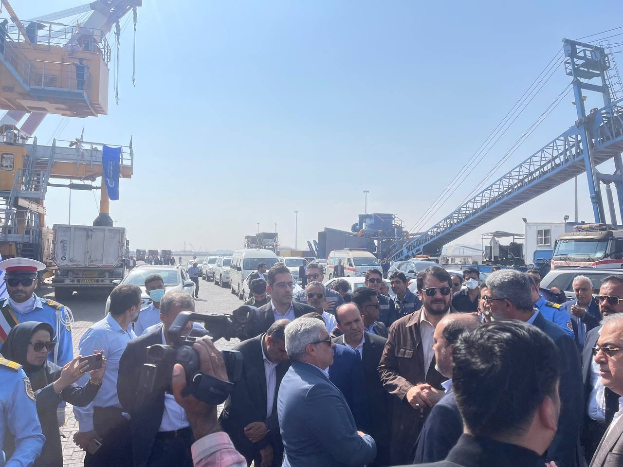 بذرپاش از بندر شهید رجایی، پروژه هیمکو و پروژههای در دست احداث بازدید کرد بذرپاش از بندر شهید رجایی، پروژه هیمکو و پروژههای در دست احداث بازدید کرد