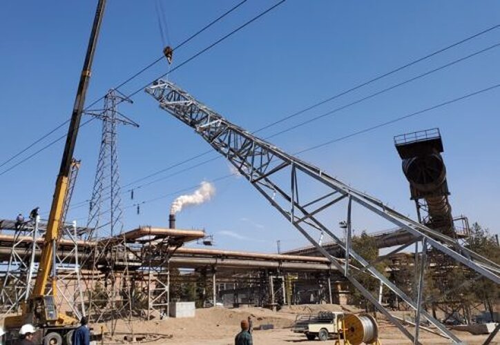 پیشرفت ۸۹ درصدی پروژه احداث پست برق ۶۳ کیلو ولت ذوب آهن اصفهان