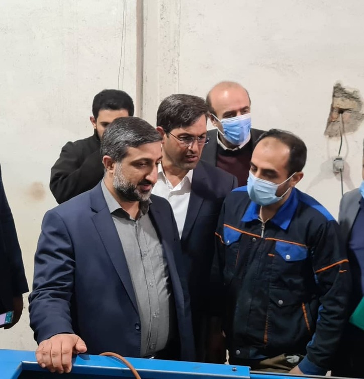 بازدید اعضای کارگروه تسهیل اردبیل از پنج شرکت تولیدی و صنعتی استان