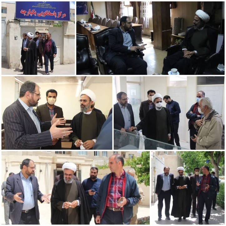 بازدید نماینده، ولی فقیه خراسان شمالی از واحد پاسخگویی و رسیدگی به شکایات و سامانه ۱۲۴ استان