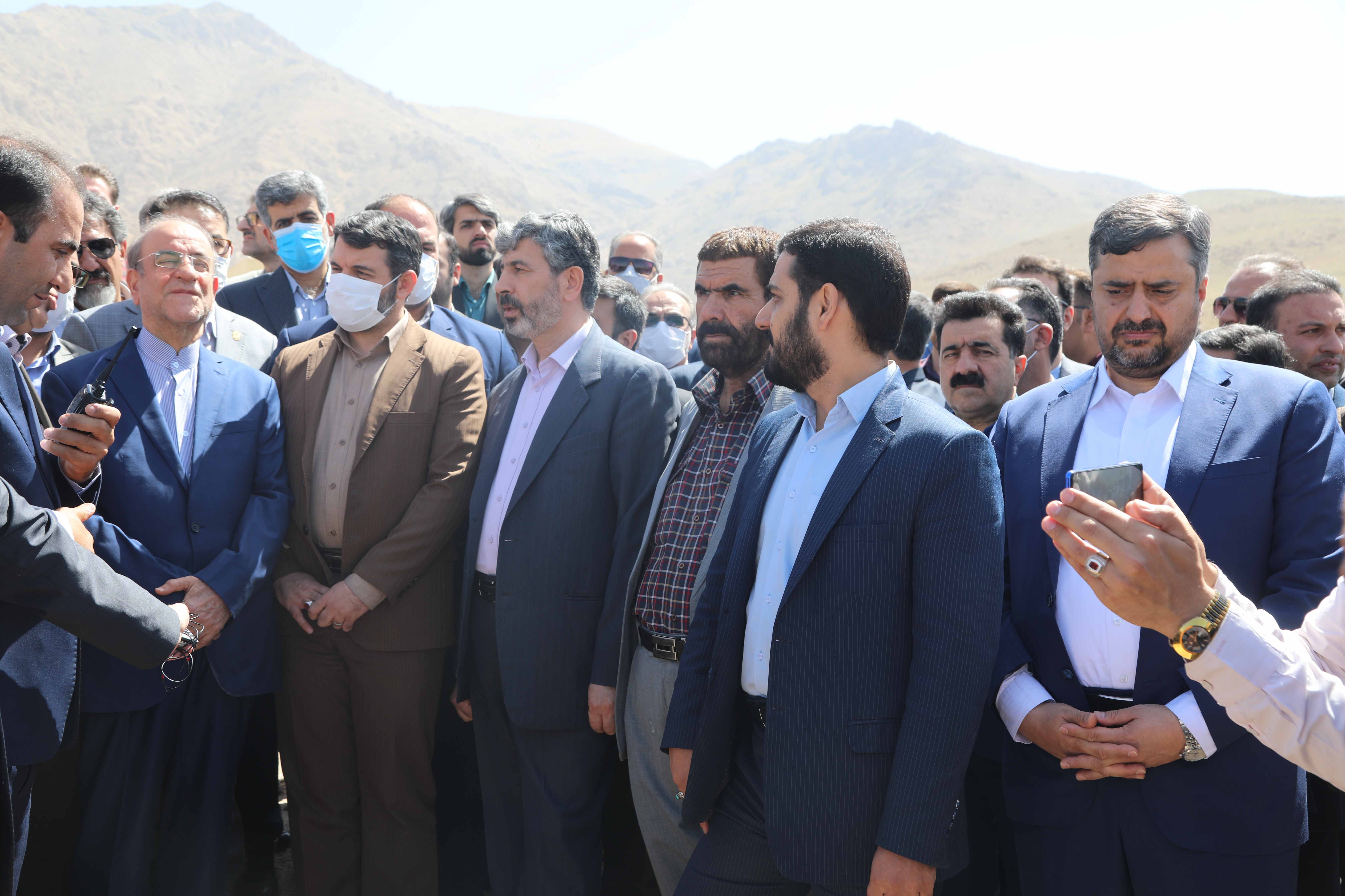 افتتاح کارخانه کلسینه نهاوند