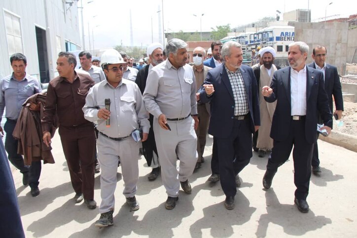 بازدید وزیر صمت از مجتمع مس سرچشمه رفسنجان