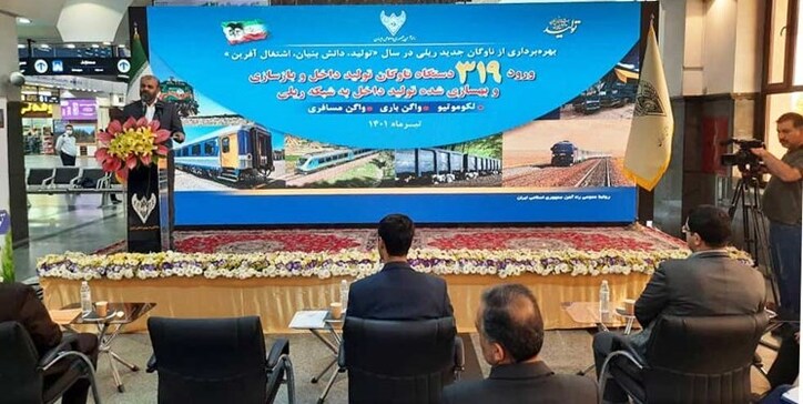 بهره برداری از ۳۱۹ دستگاه ناوگان ریلی جدید