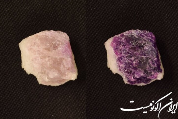 مواد معدنی چگونه تغییر رنگ می‌دهند؟
