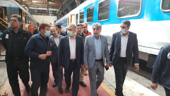 بازدید وزیر صنعت، معدن و تجارت از شرکت واگن پارس مپنا