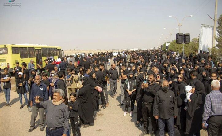 گزارش تصویری عزاداری‌های مردم در شرکت توسعه آهن و فولاد گل گهر