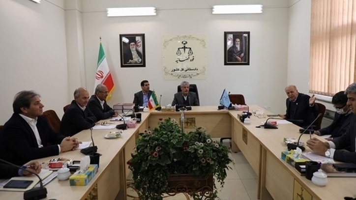 دیدار اعضای انجمن فولاد ایران با معاون قضایی دادستان کل کشور