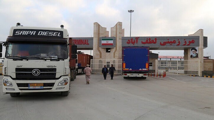 ارزش تبادلات تجاری از مرز لطف‌آباد خراسان رضوی ۱۴۱ درصد افزایش یافت