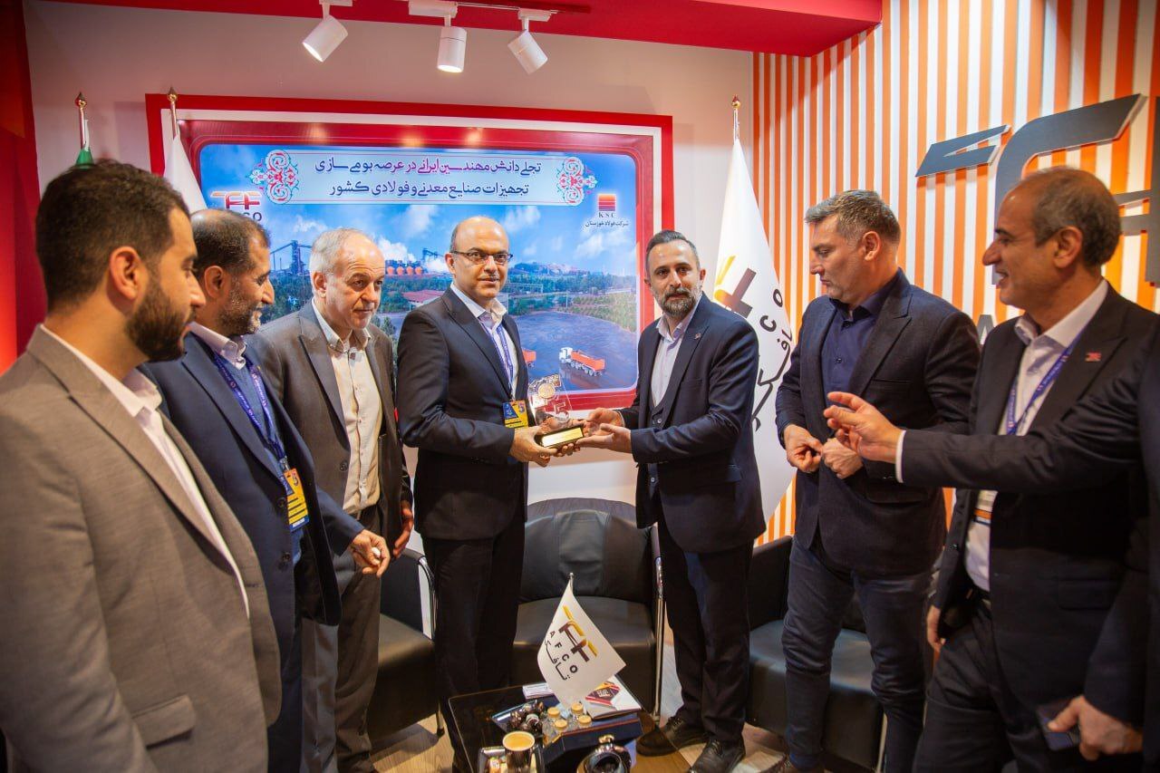 آخرین روز برگزاری نمایشگاه ملی فولاد ایران با حضور معاون وزیر صمت در غرفه فولاد خوزستان همراه بود
