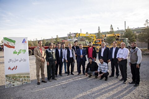 دیدار مدیرعامل و مدیر پشتیبانی شرکت فولاد آلیاژی ایران با پرسنل واحد حمل‌ونقل