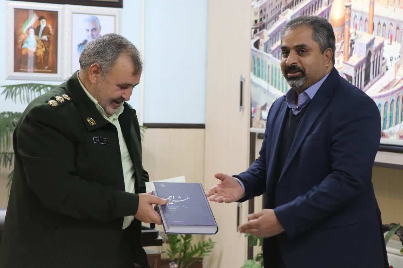 دیدار مدیرعامل شرکت آلومینای ایران به همراه تعدادی از معاونین و مدیران این مجموعه با سرهنگ قندی فرمانده نیروی انتظامی شهرستان جاجرم