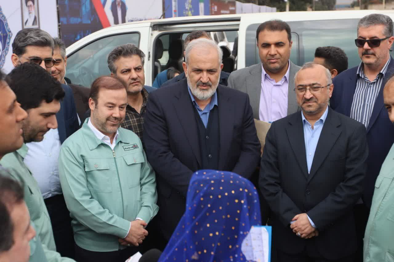 طرح تولید سنگ و فولاد هرمزگان به بهرهبرداری رسید طرح تولید سنگ و فولاد هرمزگان به بهرهبرداری رسید