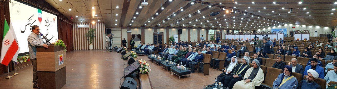 آیین افتتاح جاده قلعه چنعان به کانتکس با حضور مسوولان کشوری و لشکری در شرکت فولاد خوزستان