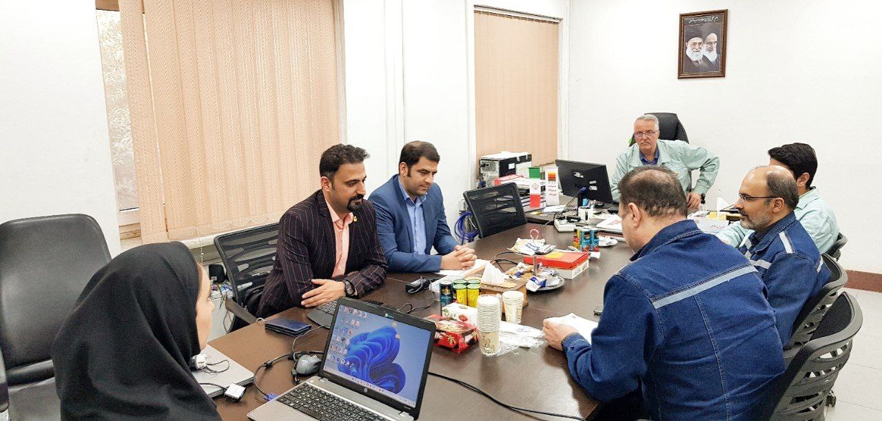 جلسه ارزیابی هشتمین جشنواره ملی نوآوری برتر ایرانی در شرکت فولاد خوزستان