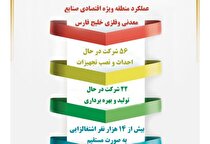 بیش از ۱۴ هزار نفر اشتغال‌زایی مستقیم توسط منطقه ویژه اقتصادی خلیج فارس