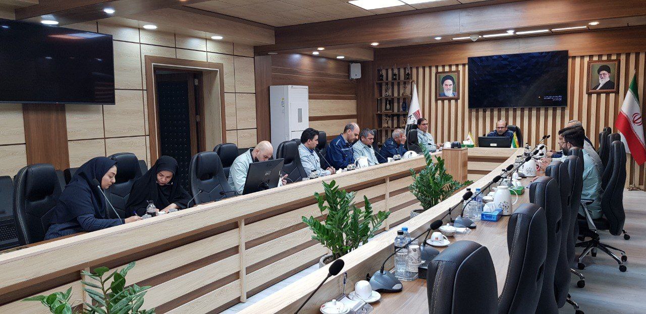 جلسه هماهنگی افتتاح کارخانه مگامدول آهن اسفنجی (زمزم ۳) فولاد خوزستان برگزار شد جلسه هماهنگی افتتاح کارخانه مگامدول آهن اسفنجی (زمزم ۳) فولاد خوزستان برگزار شد